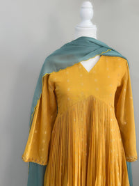 Chanderi Yellow Kurta/Dupatta (Haldi”25)