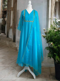 Aqua Blue Summer Edit’25 Kurta set