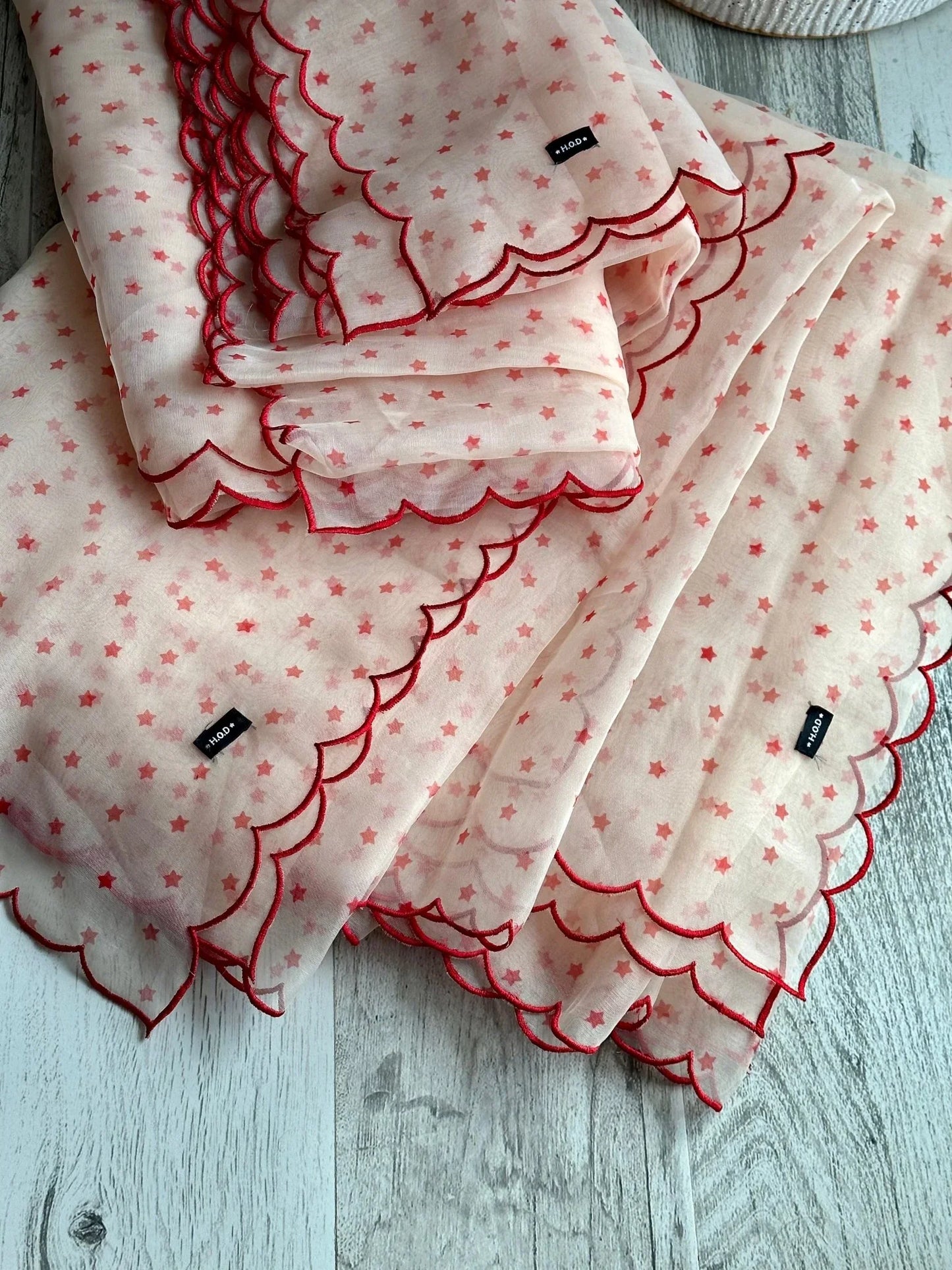 Floral organza Dupatta - The Story Kameez
