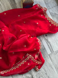 Glazing fendi silk chiffon Colored Dupattas