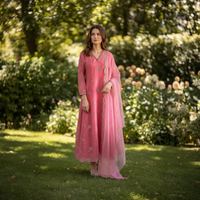 Rooh E Rasm candy Pink Kurta Set
