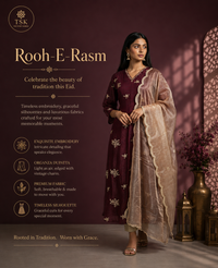 Rooh E Rasm Wine Glow