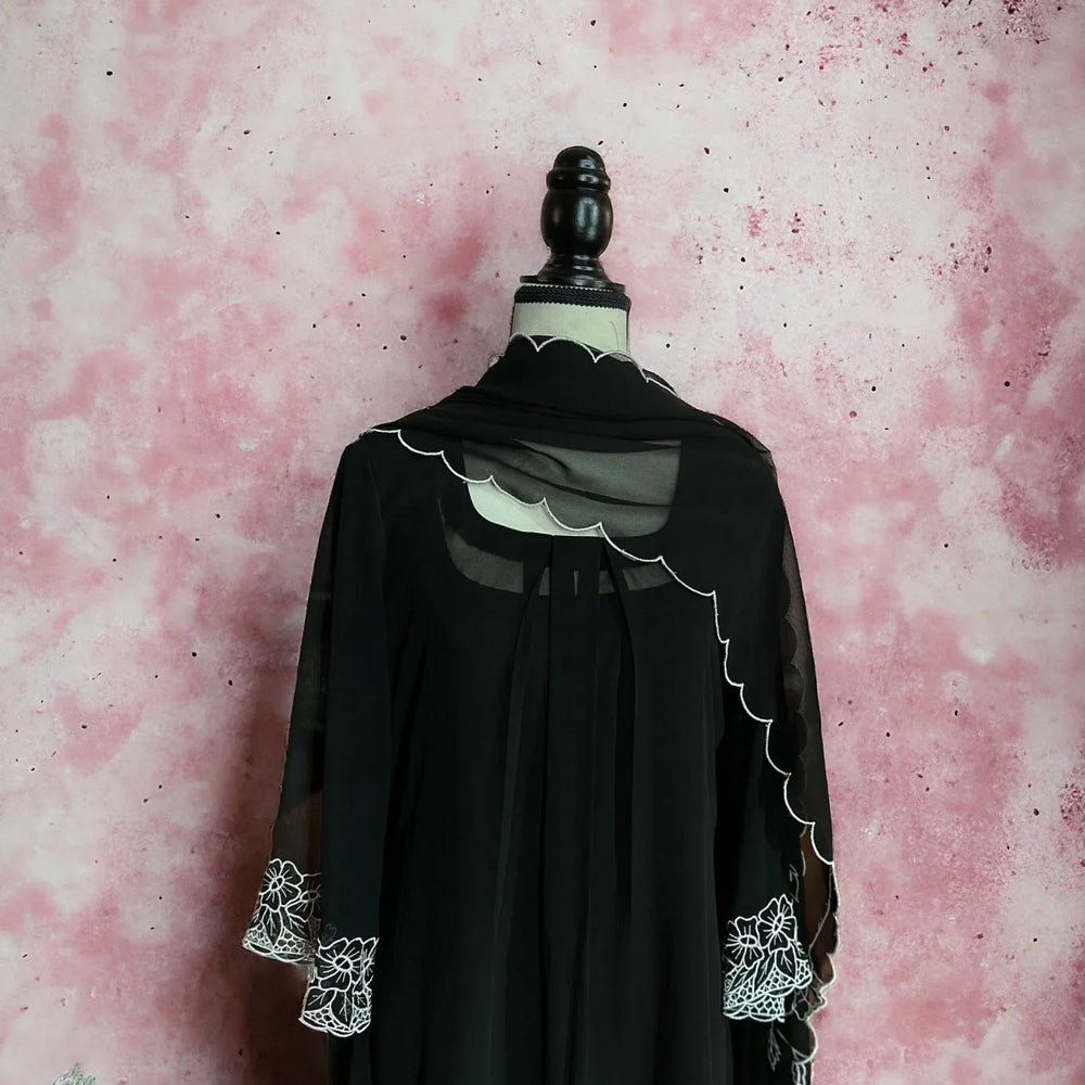 
                  
                    Black Enchanted Kurta Set - The Story Kameez
                  
                