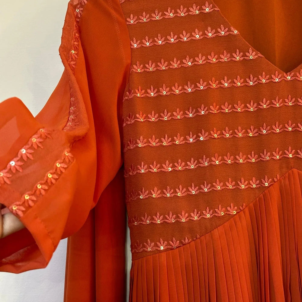 
                  
                    Burnt orange Kurta set - The Story Kameez
                  
                