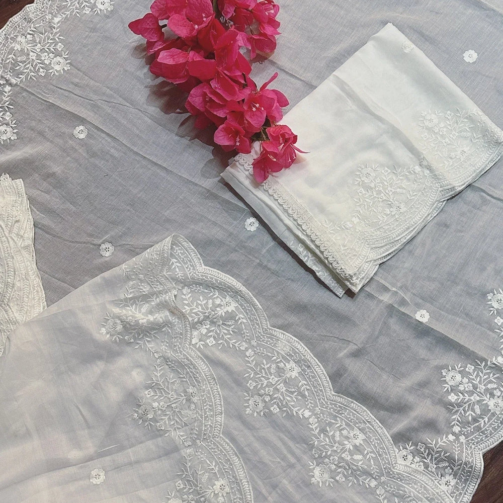 
                  
                    Premium Dyeable Mul cotton Dupattas - The Story Kameez
                  
                