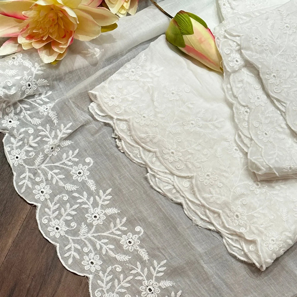 
                  
                    Pure white Dyeable - The Story Kameez
                  
                