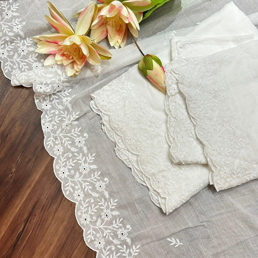 
                  
                    Pure white Dyeable - The Story Kameez
                  
                