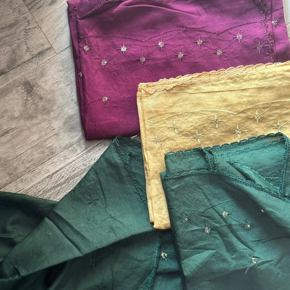 
                  
                    Soft mix Chanderi Dupattas - The Story Kameez
                  
                